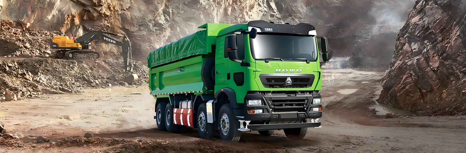 HOWO TX 8x4 dump trucks