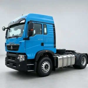 Sinotruk HOWO tX 4X2 tractor trucks, fuel-efficient light duty semi trucks for short and medium haul logistics transportfile.For Africa, Southeast Asia and Latin America markets.