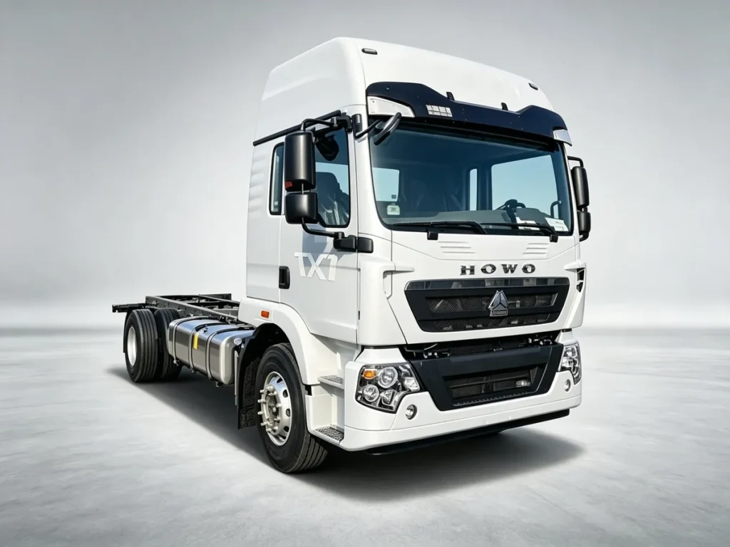 Sinotruk HOWO tX 4X2 refrigerated box trucks for cold chain transport.For Africa, Southeast Asia and Latin America markets.
