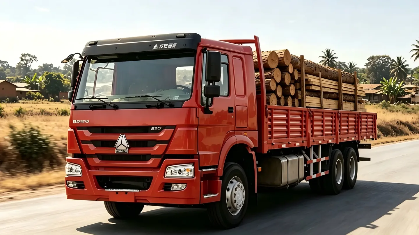 Cargo Trucks working application banner