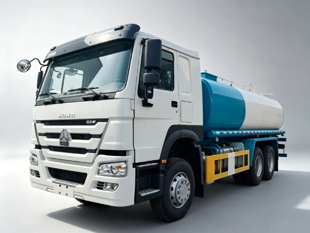 SINOTRUK HOWO 6X4 oil tanker trucks for fuel transport, export Africa Southeast Asia Latin America