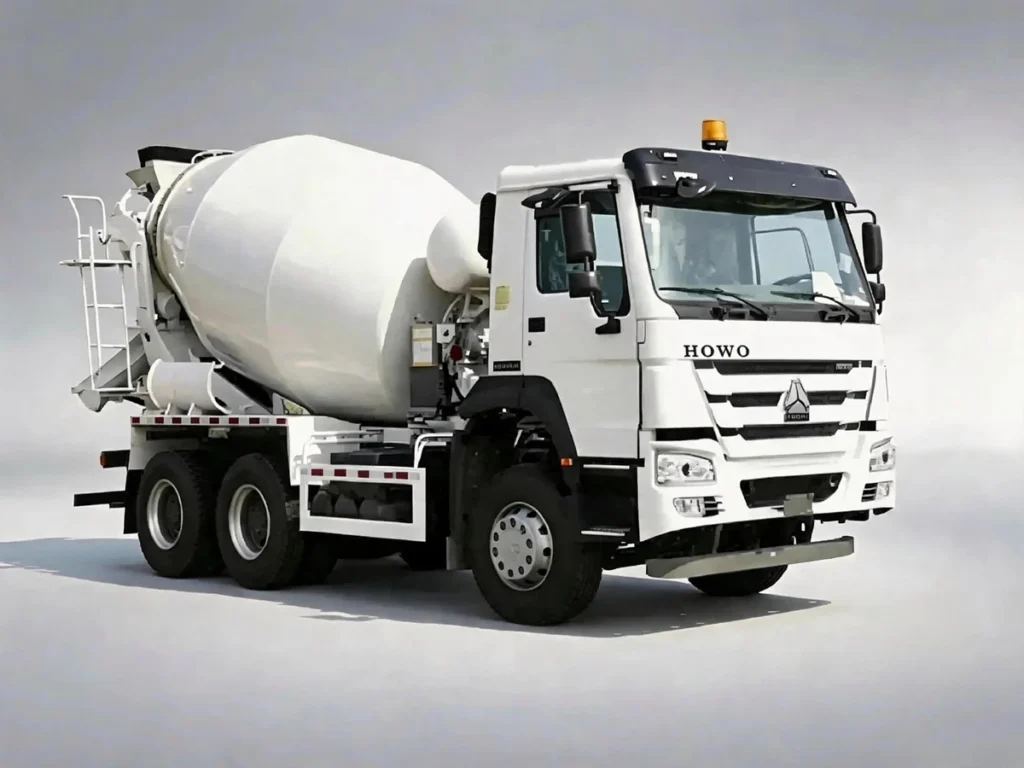 SINOTRUK HOWO NX 6X4 concrete mixer trucks, heavy cement transport vehicle for construction export.For Africa, Southeast Asia and Latin America markets.