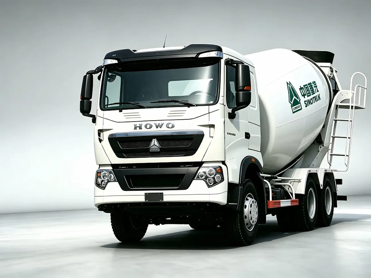 SINOTRUK HOWO T7H 6X4 concrete mixer trucks for Africa Southeast Asia Latin America construction export