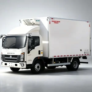 sinotruk-howo-light-duty-refrigerator-cargo-trucks-studio-gray-gradient.webp Sinotruk Howo refrigerator cargo trucks, light duty freezer box trucks with top refrigeration unit, for fresh fruits, dairy and medicine cold chain transport, export to Southeast Asia, Africa and Latin America