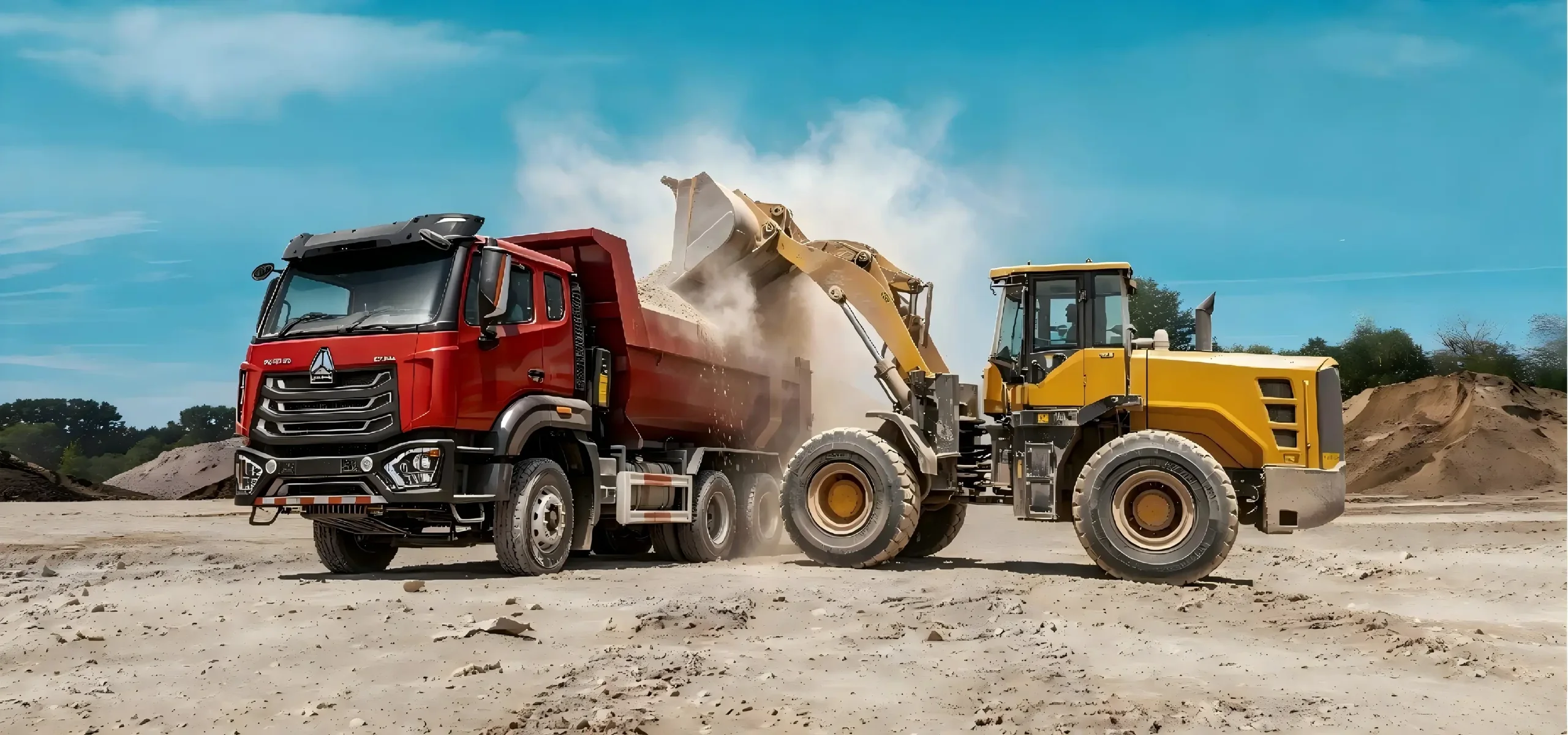 Chinese Heavy Trucks HOWO NX heavy-duty vehicles for construction and export transport