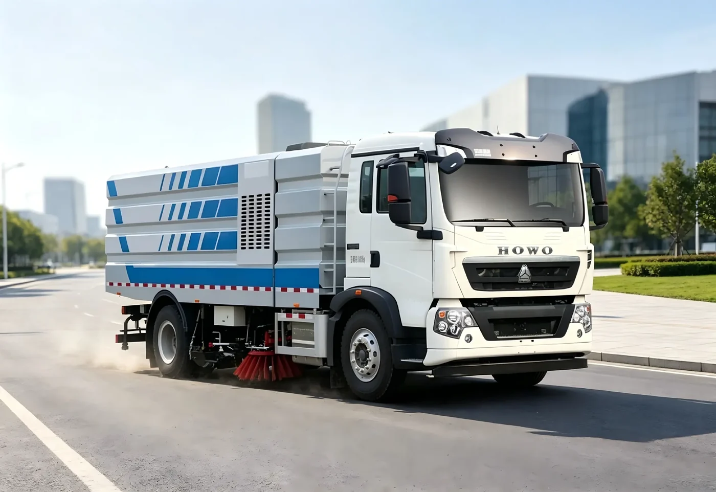 Integrated Sweeping and Washing Systems for HOWO Special Purpose Trucks