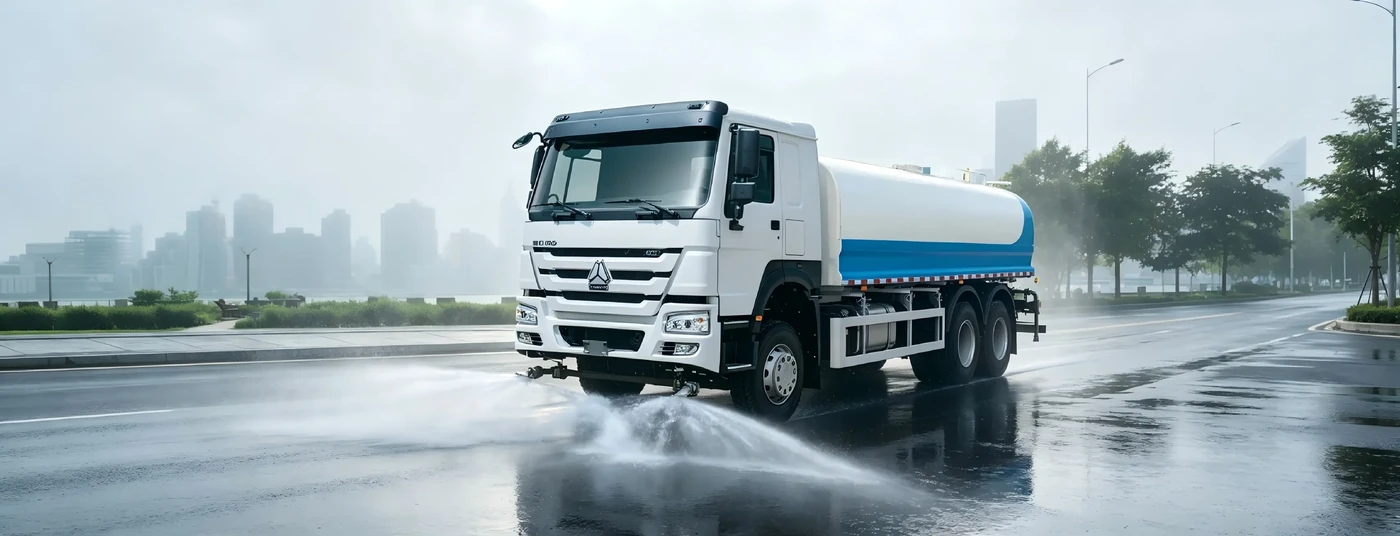 Road Cleaning and Dust Suppression for HOWO Special Purpose Trucks