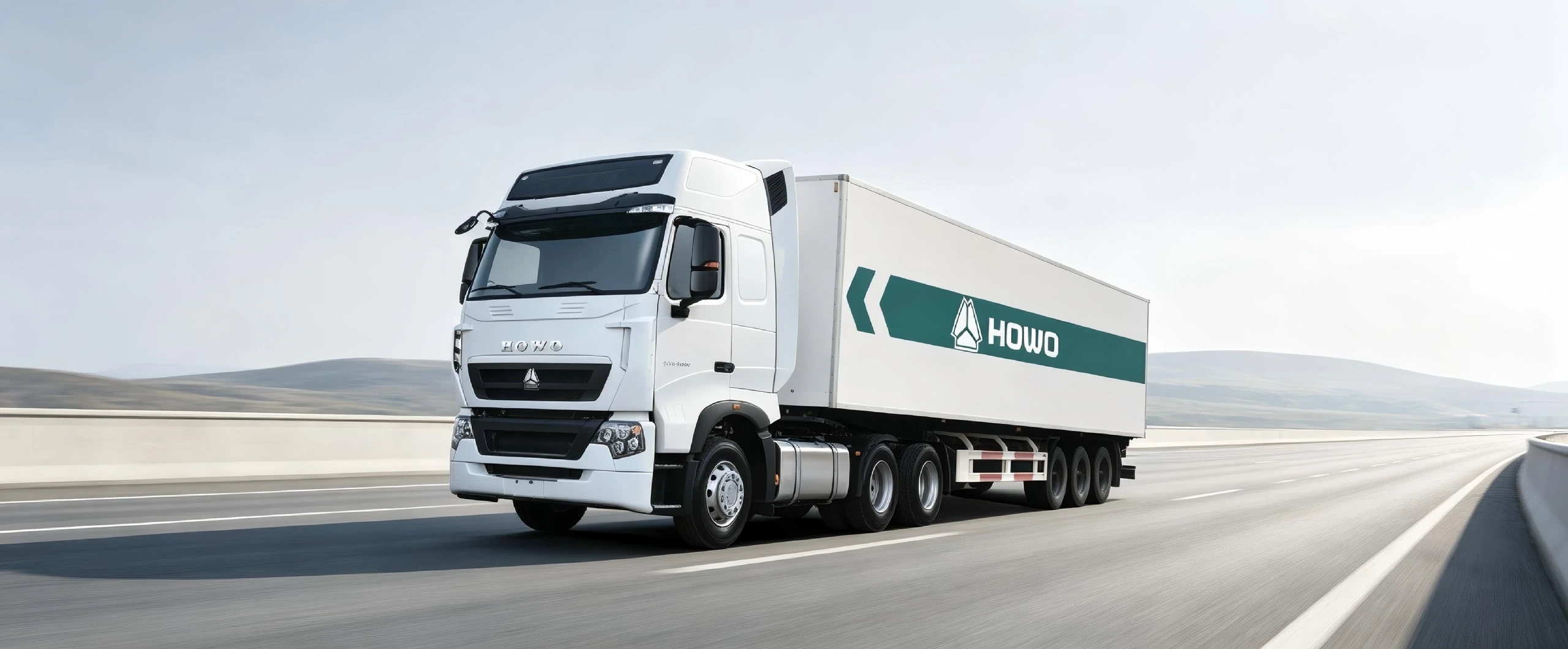 Chinese Heavy Trucks HOWO T7H vehicles for long-distance highway logistics