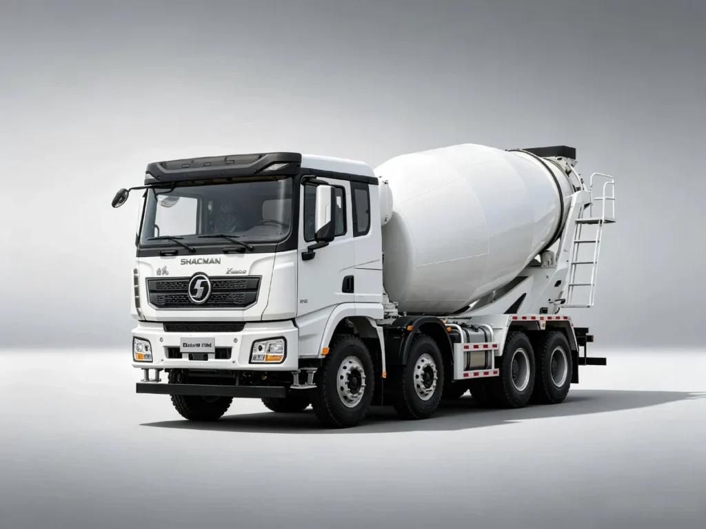 SHACMAN Delong h3000 8×4 Concrete Mixer Trucks, suitable for all kinds of infrastructure projects, exported to Africa, Southeast Asia, the Middle East and Latin American countries