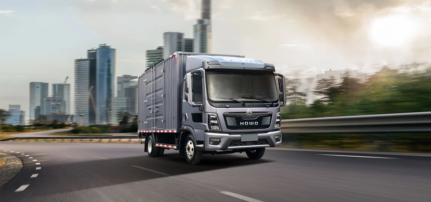 HOWO light-duty vehicles operating in urban logistics